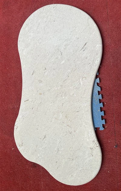 Thiết kế mặt bàn bằng đá cẩm thạch màu be Moonlight