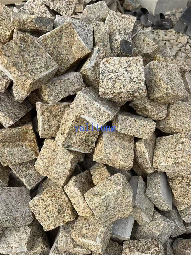 Granite cobblestone pavers